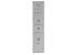 A tall, narrow plastic control panel with labeled cutouts for various functions, including "HVAC Power," "Autohandler Power," "Motor Stop," and "USB Port."