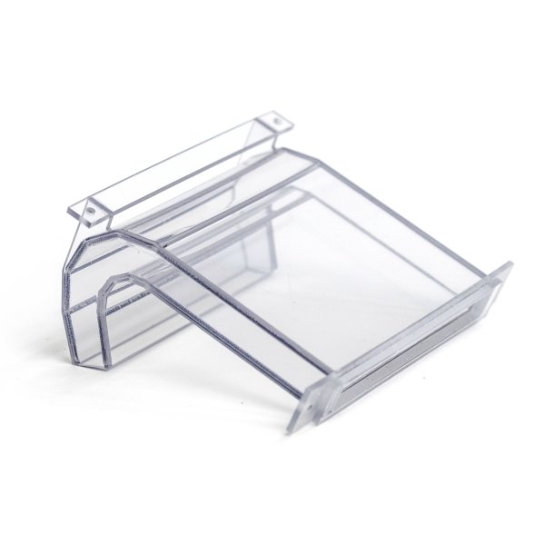 custom fabricated clear polycarbonate air duct using static dissipative material