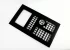 Plastic Front panel for console device with clear acrylic window for lcd