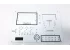 Glossy white ACM panel with digital printing