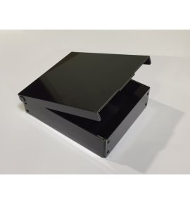 Glossy Black ACM Enclosure for Electronics Glossy Black ACM Alupanel Custom Enclosure