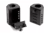 Black ABS Plastic electronics housing