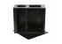Custom Plastic Speaker Enclosure with two chambers and removable cover