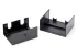 Single PCB plastic Housing with mounting standoffs and bosses plastic