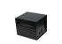 Custom plastic analytic enclosure with digital printing and removable cover